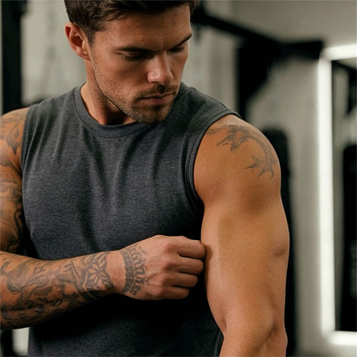 High end men's sportswear